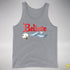 Believe Transgender Pride Jingle Bell Premium Tank Top - Grey Heather